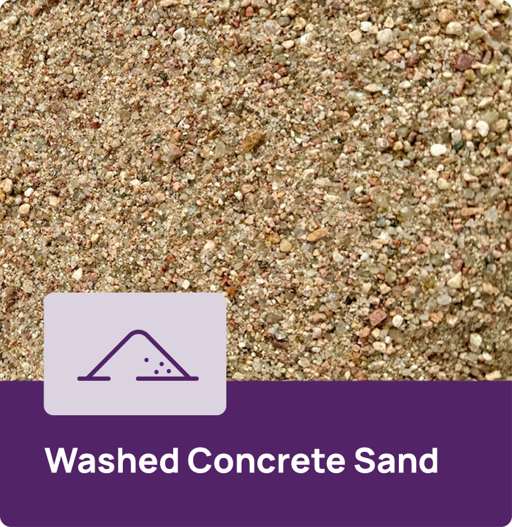 Washed Concrete Sand